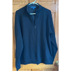 Men's Port Authority Black Quarter-Zip Sweatshirt M